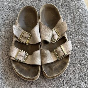 Birkenstock Tan Sandals with Buckles